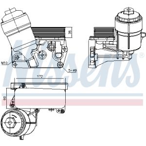 Oliekoeler NISSENS 91310