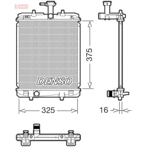 Arrefecedor do motor DENSO DRM07063