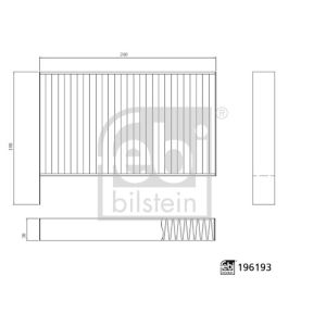 Innenraumfilter FEBI 196193
