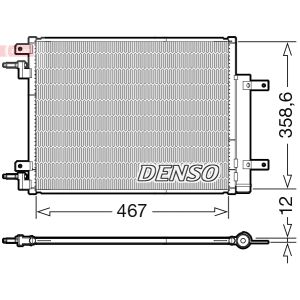 Condenseur (climatisation) DENSO DCN20046