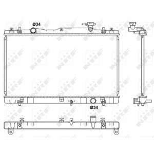 Radiator, motorkoeling NRF 53062