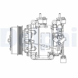 Compressor, ar condicionado DELPHI CS20515