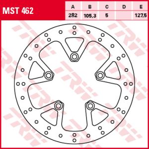 Disco de travão TRW MST462, 1 Peça
