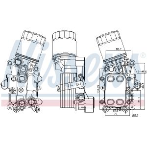 Ölkühler, Motoröl NISSENS 91311