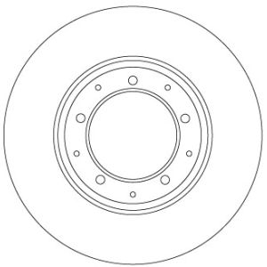 Disco de freno TRW DF6905