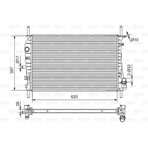 Raffreddatore motore VALEO 734699