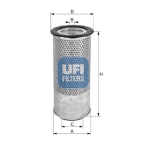 Filtro de ar UFI 27.618.00