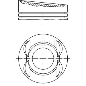 Pistón MAHLE 028 03 01