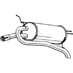 Endschalldämpfer BOSAL 148-223