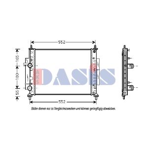 Motorkühler AKS DASIS 080027N