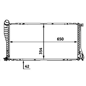 Arrefecedor do motor MAHLE CR 288 000S