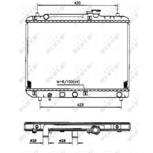 Kühler NRF 53207