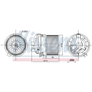 Interieurventilatie NISSENS 87508