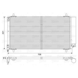 Condensator, Airconditioner VALEO 817740