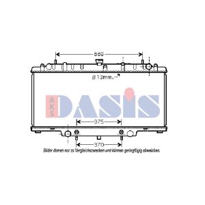 Raffreddatore motore AKS DASIS 070132N