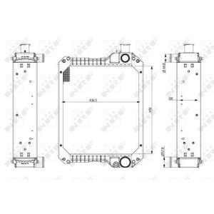 Kühler, Motorkühlung NRF 54078