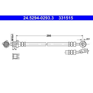 Bremsschlauch ATE 24.5294-0293.3