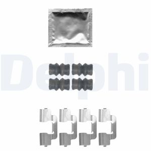 Kit de acessórios, pastilha de travão de disco DELPHI LX0536