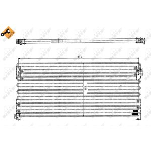 Condensador, ar condicionado EASY FIT NRF 35154