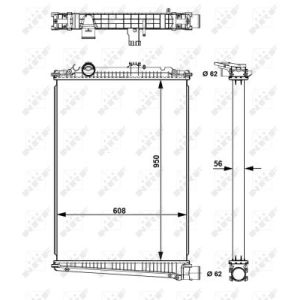 Kühler, Motorkühlung NRF 509679