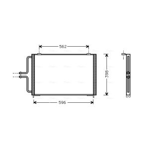 Condenseur (climatisation) AVA COOLING RT5236