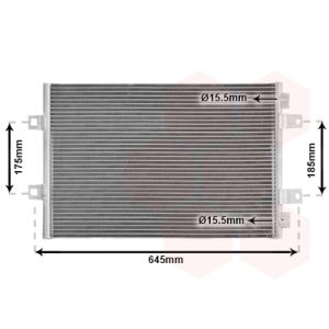 Condenseur (climatisation) VAN WEZEL 43005406