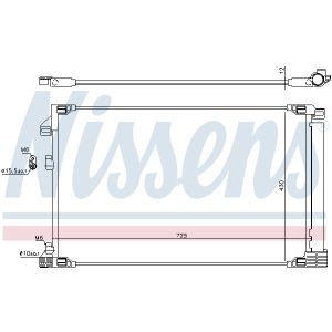 Kondensator, Klimaanlage NISSENS NIS 941217