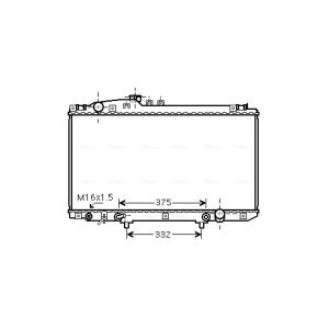 Motorkühler AVA COOLING TO2337