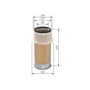 Luftfilter BOSCH FILTRY 1 457 433 674
