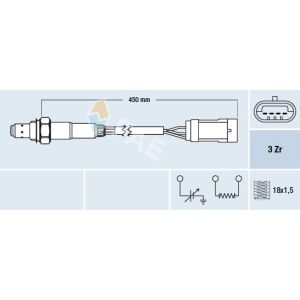 Sonda lambda FAE 77222