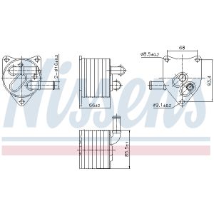 Ölkühler NISSENS 91512