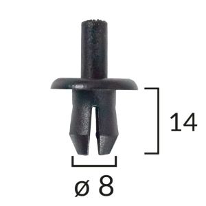 Clip ROMIX B25678, 10 Stück