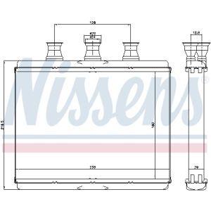 Lämmönvaihdin, sisätilojen lämmitys ** ENSIMMÄINEN ASENNUS ** NISSENS 70517