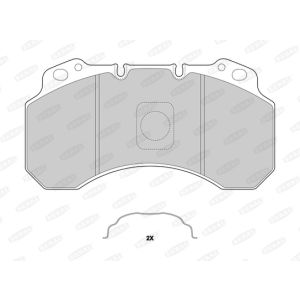 Jogo de pastilhas de travão, travão de disco BERAL BCV29099TK