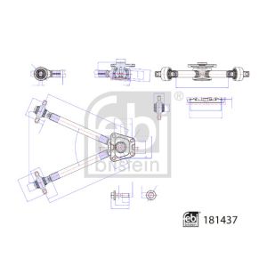 Manillar, suspensión de ruedas FEBI BILSTEIN 181437