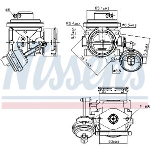 AGR-Ventil NISSENS 98298