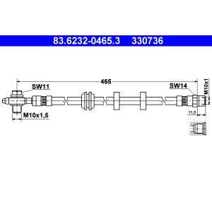 Remleiding ATE 83.6232-0465.3