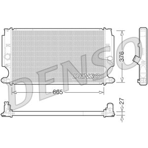 Radiator, Motorkoeling DENSO DRM50072