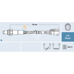 Sonda lambda FAE 77650