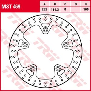 Disque de frein TRW MST469, 1 pièce