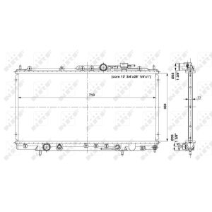 Radiator, aandrijfbatterij EASY FIT NRF 56019