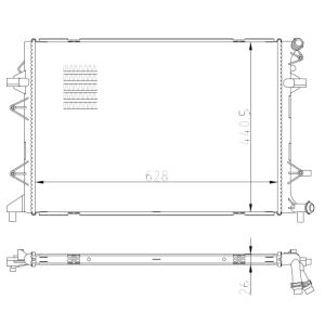 Radiator NRF 550089