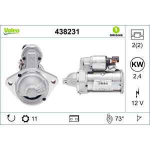 Starter VALEO ORIGINS NEW VALEO 438231