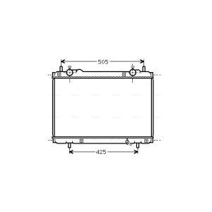 Arrefecedor do motor AVA COOLING FT2207