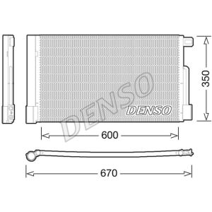 Condensador, aire acondicionado DENSO DCN01004