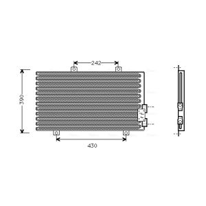 Kondensator, Klimaanlage AVA COOLING AL5063