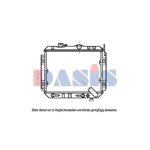 Radiador, arrefecimento do motor AKS DASIS 141020N