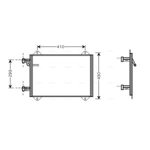 Condenseur (climatisation) AVA COOLING AI5193