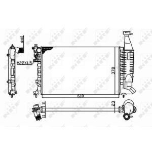 Radiator NRF 54677