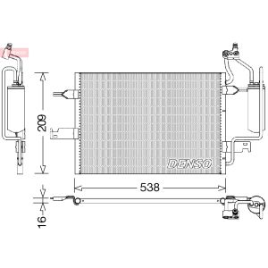 A/C-kondensor DENSO DCN20026
